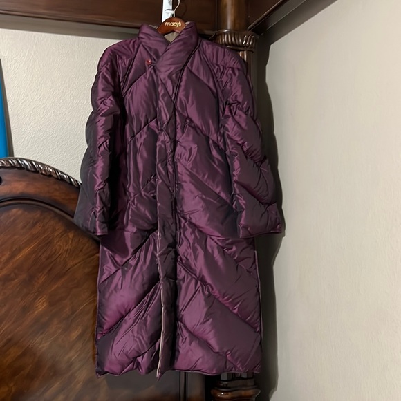 Gallery Puffer Coat size L Purple metallic - Picture 2 of 12